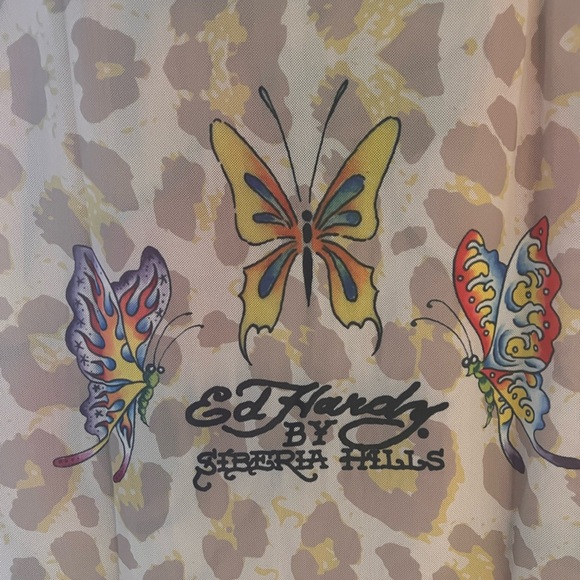 Ed Hardy Siberia Hills Mesh Mini Dress - Picture 6 of 6